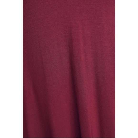LULUS Twirl Power Wine Red Swing Dress Size S - Picture 5 of 8